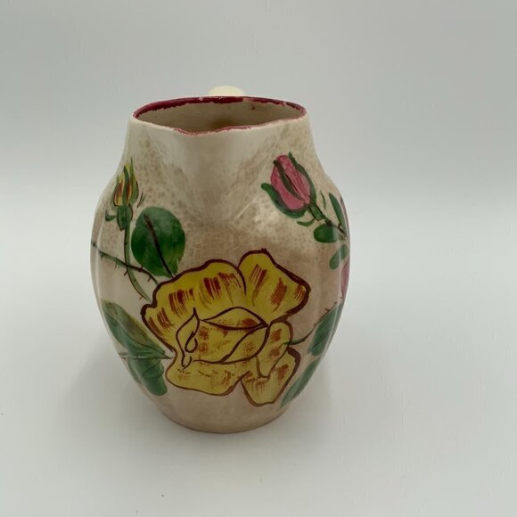 1940s Southern Potteries Blue Ridge China Hand-Painted Pitcher - Picture 2 of 7